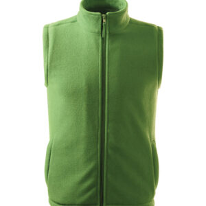 Unisex polár mellény, borsózöld, 280 g/m²