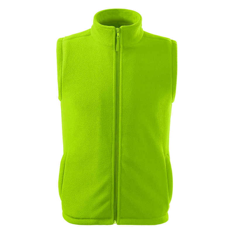 Unisex polár mellény, lime, 280 g/m²
