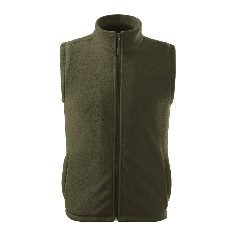 Unisex polár mellény, military, 280 g/m²