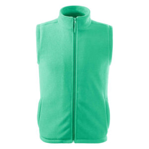 Unisex polár mellény, menta, 280 g/m²