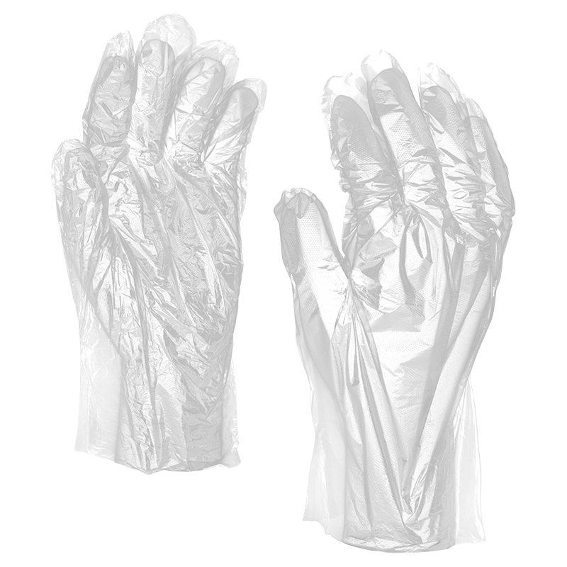 Egyszer használatos PE fólia kesztyű