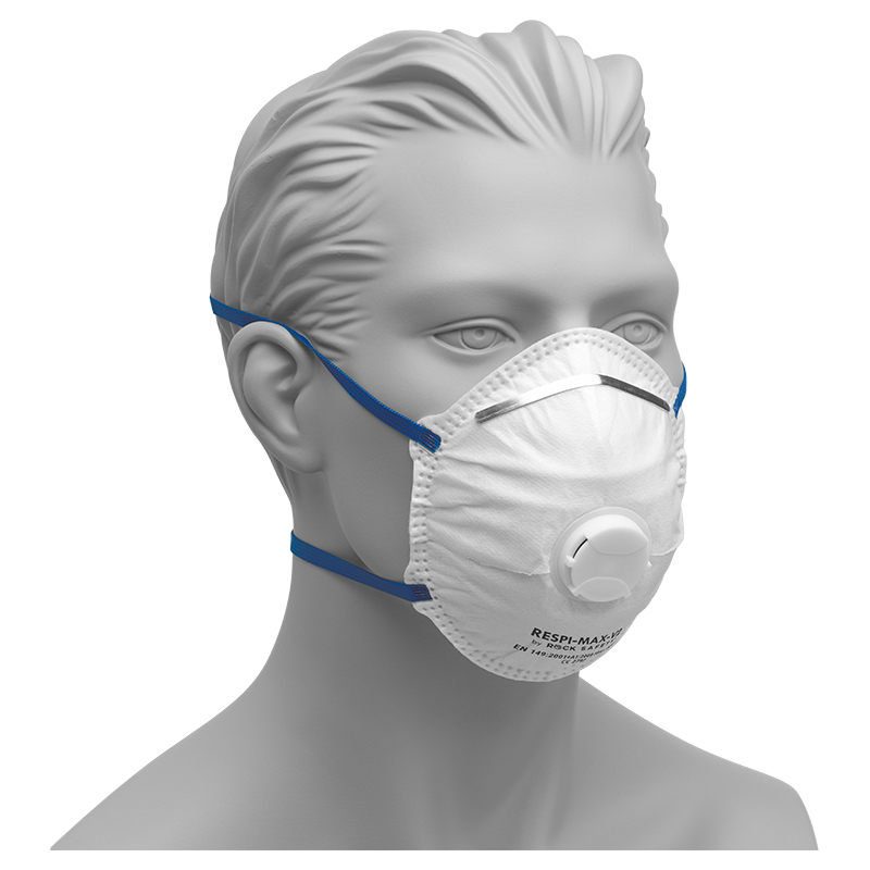 FFP2-es pormaszk szeleppel