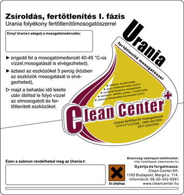 Urania I. fázis kísérőmatrica