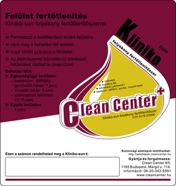 Kliniko-sun kísérőmatrica