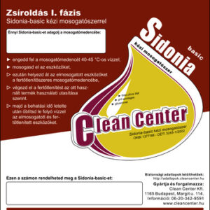 Sidonia-basic I. fázis kísérőmatrica