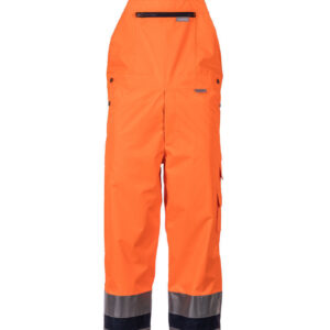 Jól-láthatósági melles esőnadrág, narancs/tengerészkék