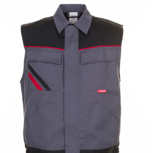 Highline mellény, sötétszürke/fekete/piros