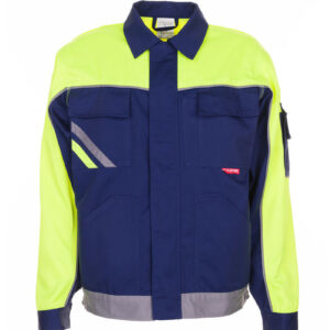 Visline dzseki, tengerészkék/sárga/szürke