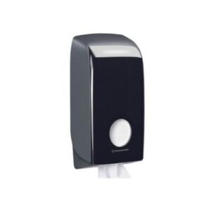 KC 7172 Aquarius hajtogatott WC papír adagoló,  fekete,  műanyag,  34x17x12cm