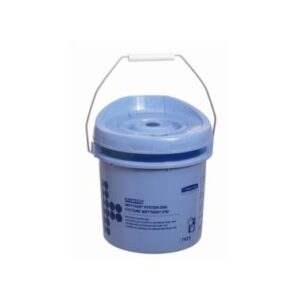 KC 7919 Wettask tekercses törlő adagoló vödör,  műanyag,  kék,  24x22x22cm,  4, 5L