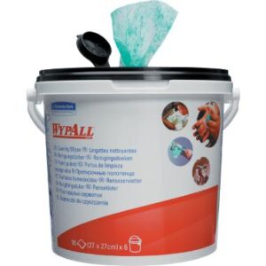 KC 7775 WypAll víz nélküli késztisztító kendő vödörrel,  270x270mm,  90lap/csomag