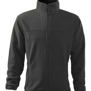 Férfi polár pulóver, acélszürke, 280 g/m²