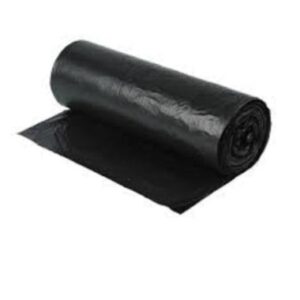 PE szemeteszsák,  fekete,  25mk,  60x80 cm-es,  45L,  100db/csomag