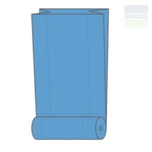 PE szemeteszsák,  kék,  40mk,  70x110 cm-es,  120L,  100 db/csomag