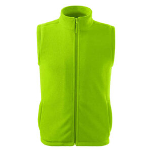 Unisex polár mellény, lime, 280 g/m²