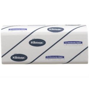 KC 6778 Kleenex hajtogatott kéztörlő,  2 rét,  fehér,  31, 5x21, 5 cm