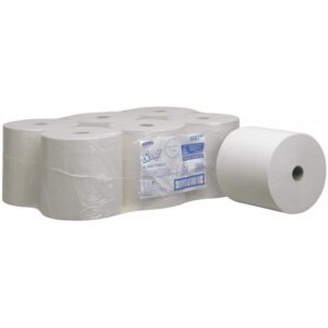 KC 6687 Scott tekercses kéztörlő,  1 rétegű,  fehér,  1190 lap,  20cm x 354m