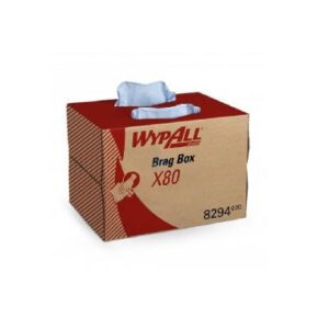 KC 8294 WypAll X80 törlő Brag Box-ban,  kék,  1réteg,  43x28 cm,  160 lap