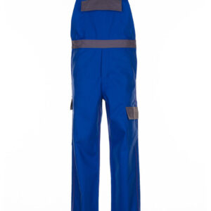 Major vegyszerálló mellesnadrág, búzakék/szürke