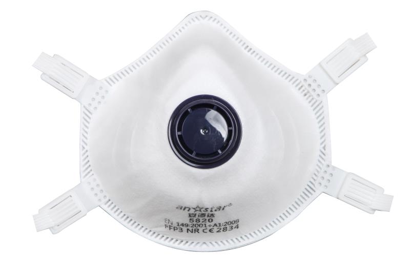 FFP3-as pormaszk szeleppel