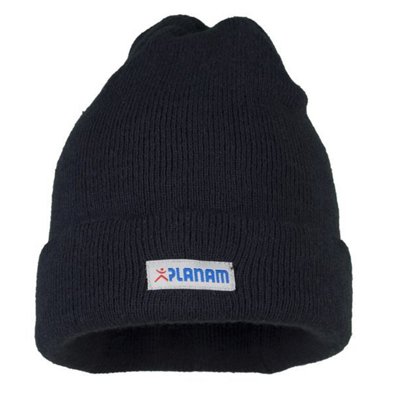 Kötött sapka, sötétkék