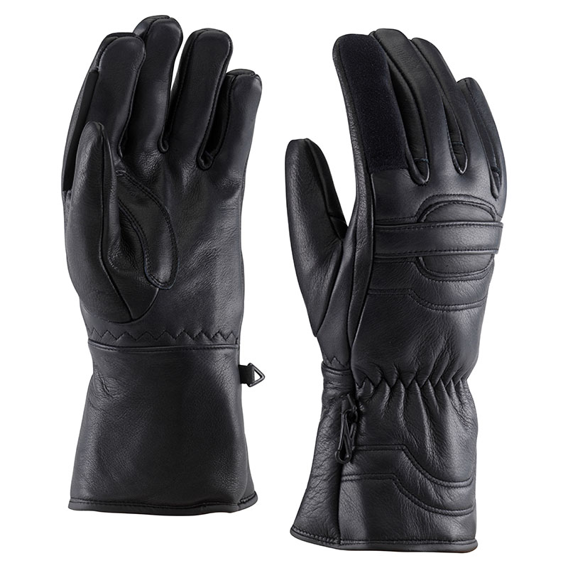 Marha színbőr motoros kesztyű