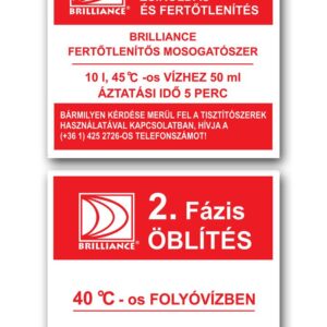 Brilliance Matrica 2 fázisú mosogatáshoz Fertőtlenítős mosogatószerrel