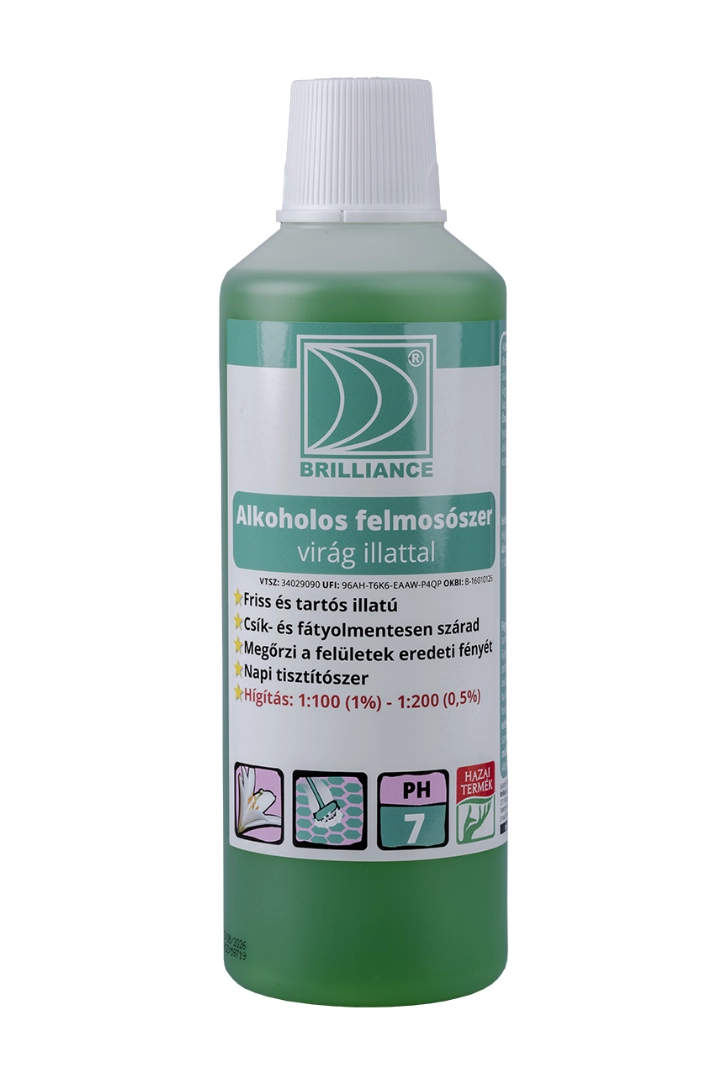 Brilliance® Alkoholos felmosószer virág illattal 1 liter