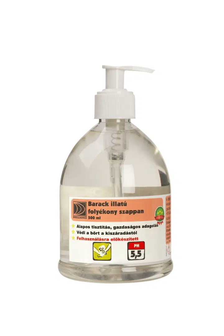 Brilliance® Barack illatú folyékony szappan 0,5 liter