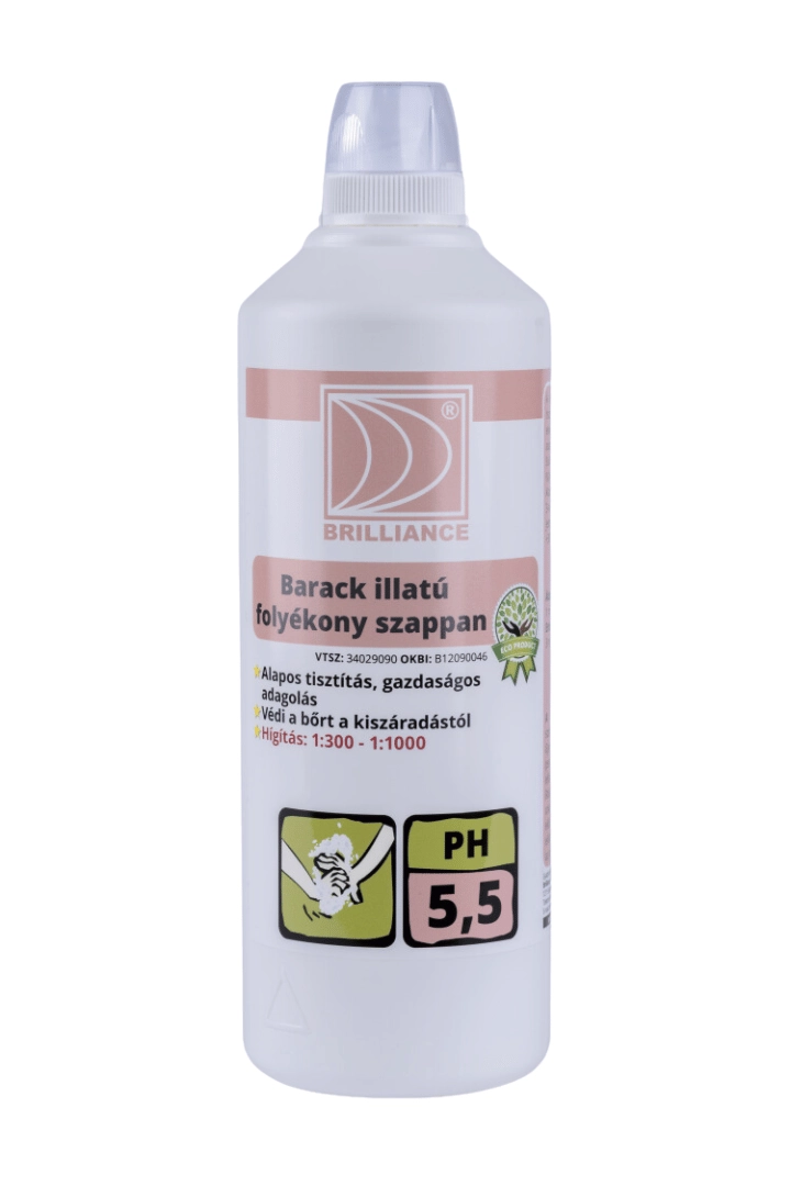 Brilliance® Barack illatú folyékony szappan 1 liter