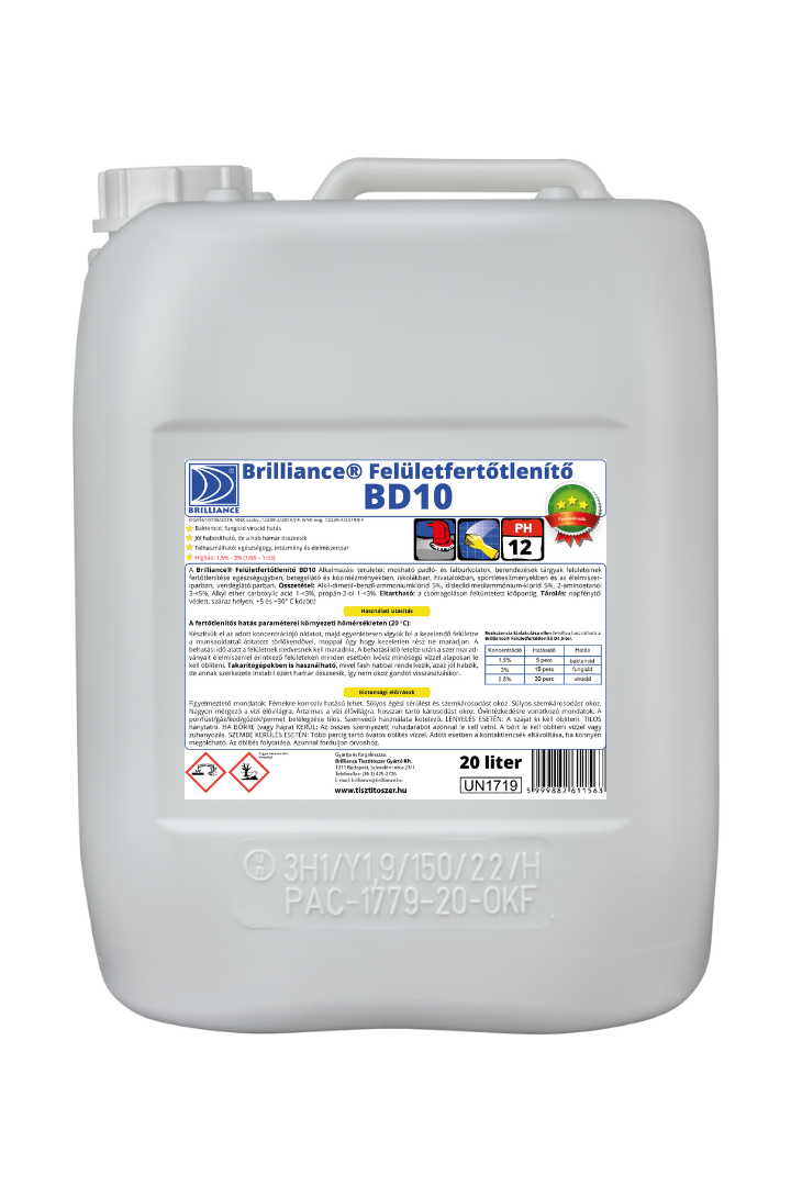 Brilliance® Felületfertőtlenítő BD10 - 20 liter