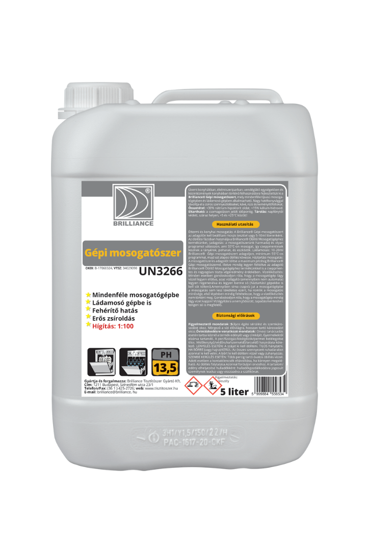 Brilliance® Gépi mosogatószer 5 liter