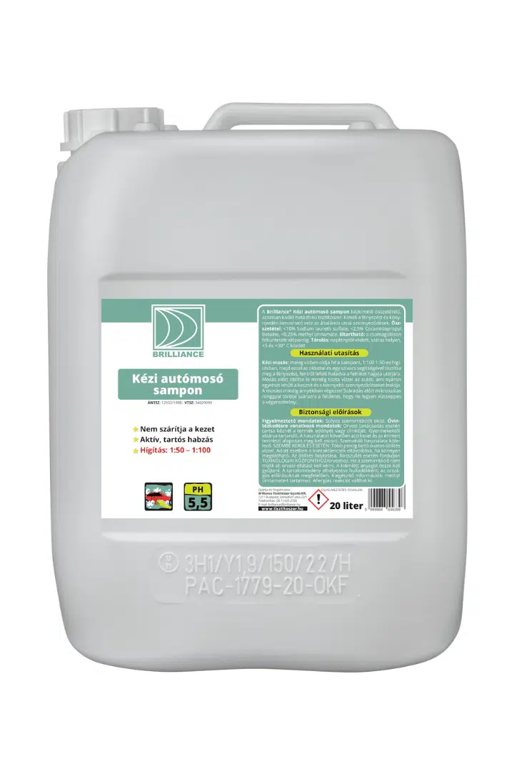 Brilliance® Kézi autómosó sampon 20 liter