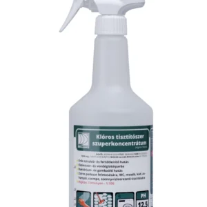 Klóros tisztítószer szuperkoncentrátum hígító flakon szórófejjel 750ml (üres)