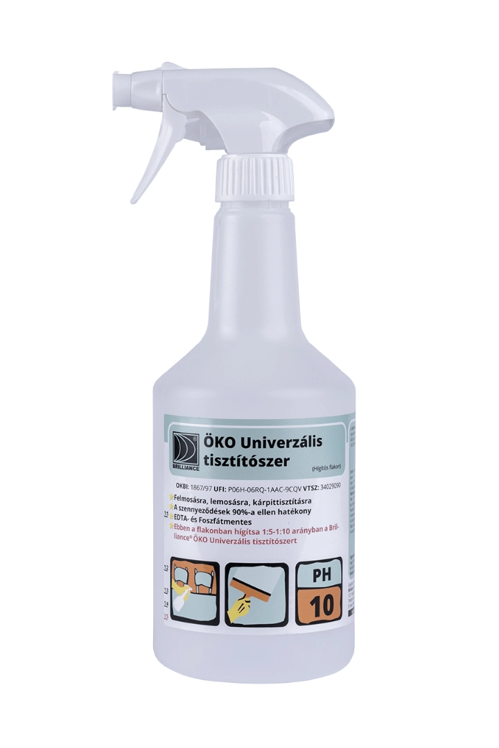 Brilliance® ÖKO Univerzális tisztítószer higító flakon szórófejjel 750ml (üres)