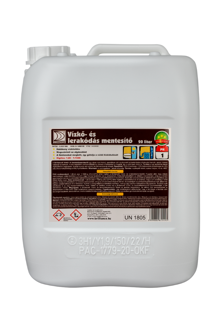 Brilliance® Vízkő- és lerakódásmentesítő 20 liter