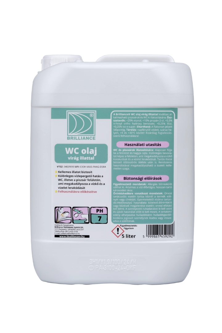 Brilliance® WC olaj virág illattal 5 liter