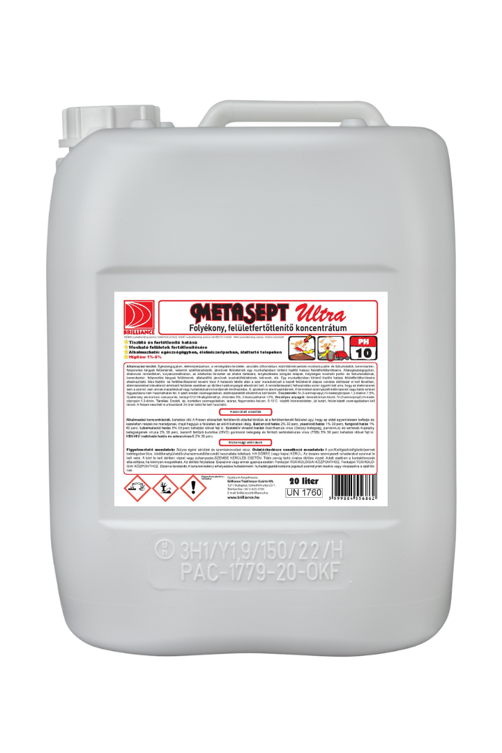 METASEPT ULTRA Folyékony felületfertőtlenítő koncentrátum 20 liter
