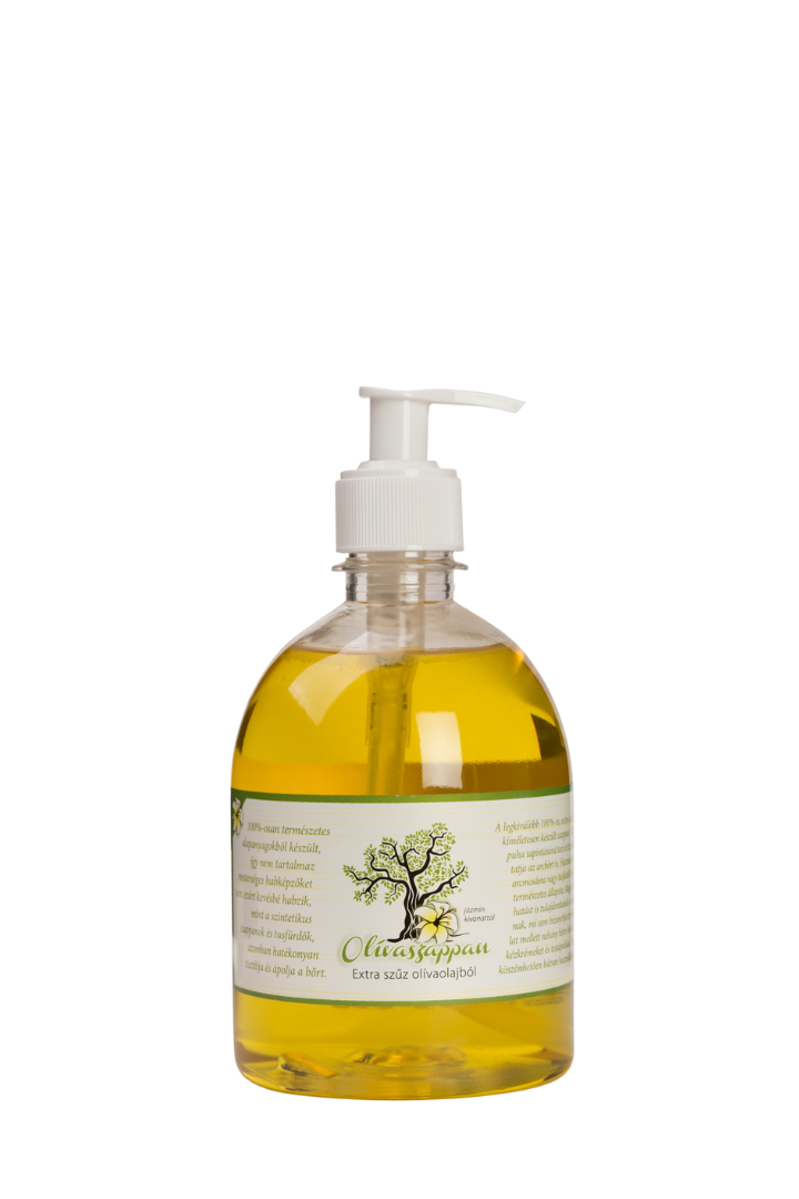Olívaszappan (extraszűz olívaolajból) jázmin kivonattal 500 ml
